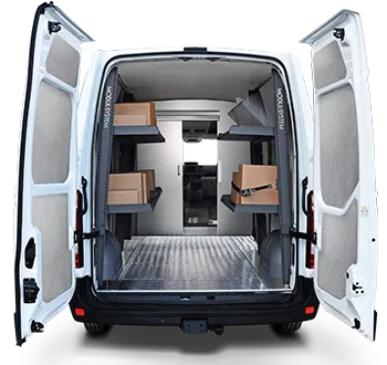 Complete lightweight solutions for parcel delivery vans