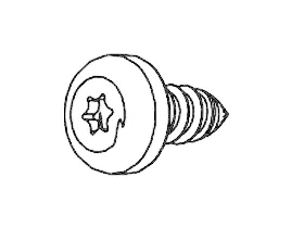 Plastic screw, 1000 pcs