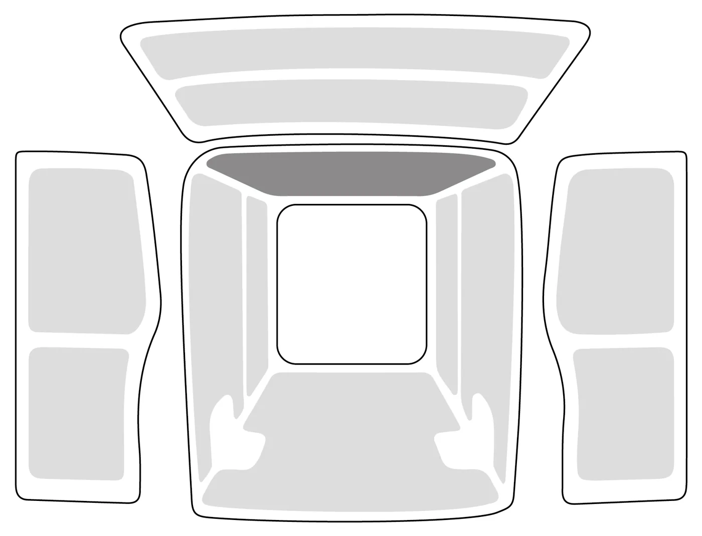 Roof lining LEVC VN5 20-