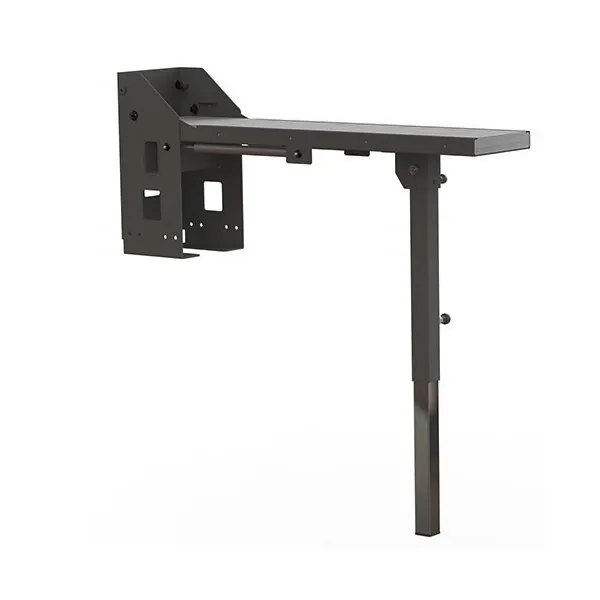 Folding vice platform, floor mounted