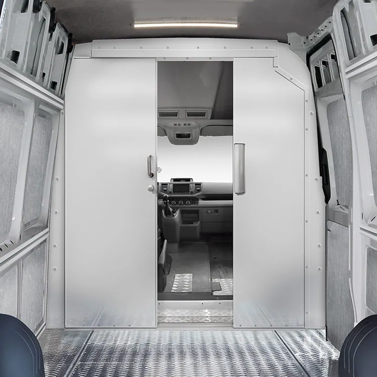 Bulkhead with sliding door