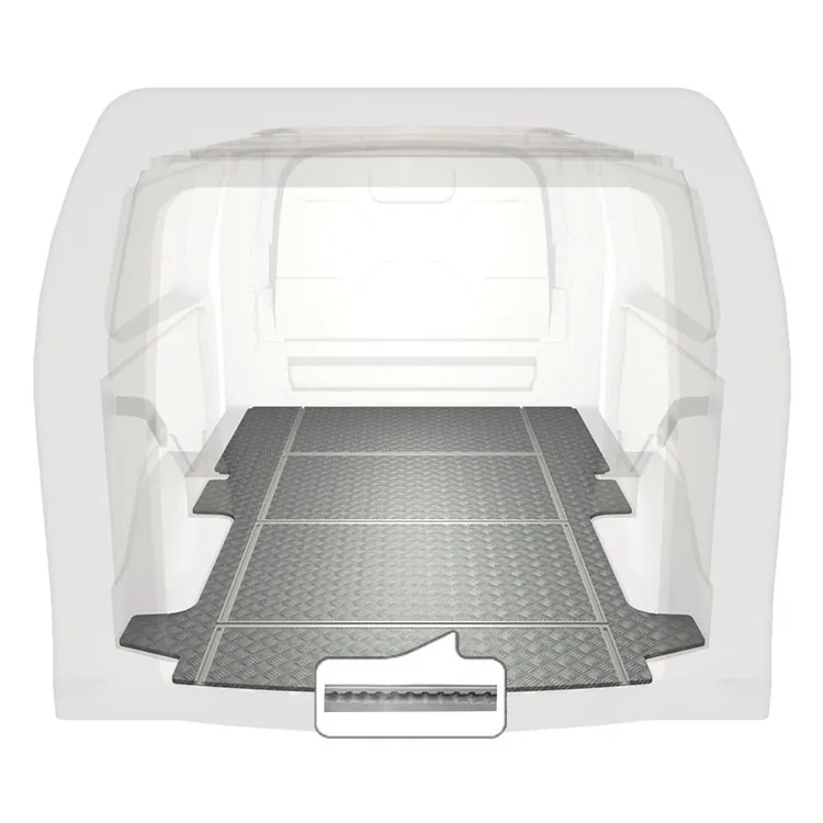 Floor transv. rails w. holes Custom 13- L2