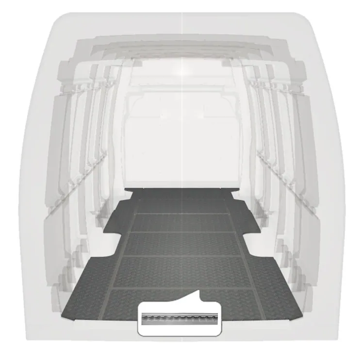 Floor transv. rails w. holes Daily 14- L4 - DD