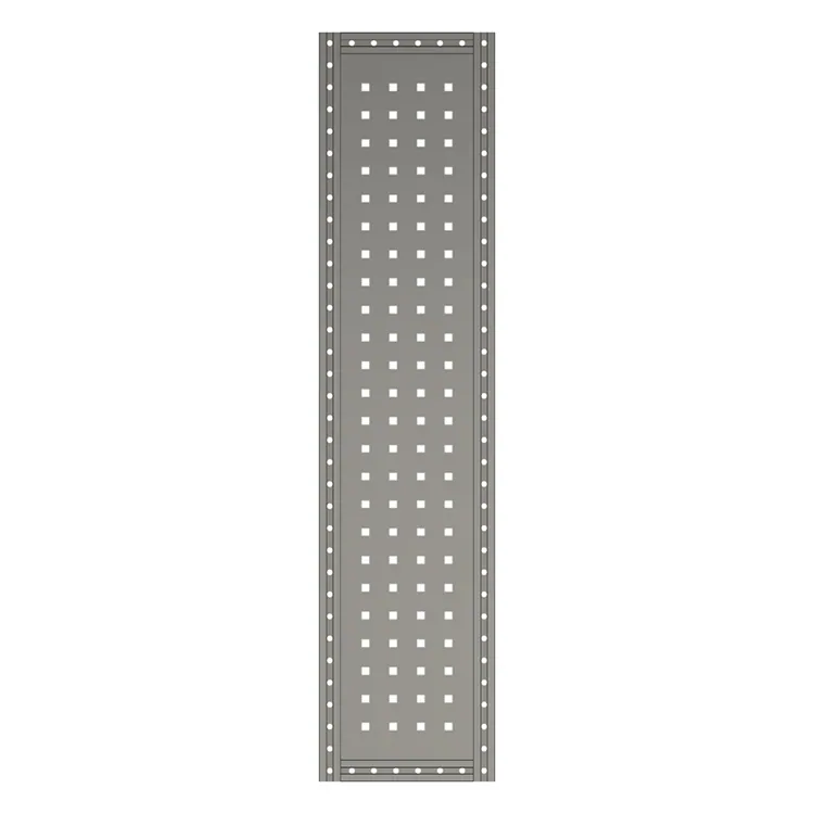 Shelf end support with tool board 216x918