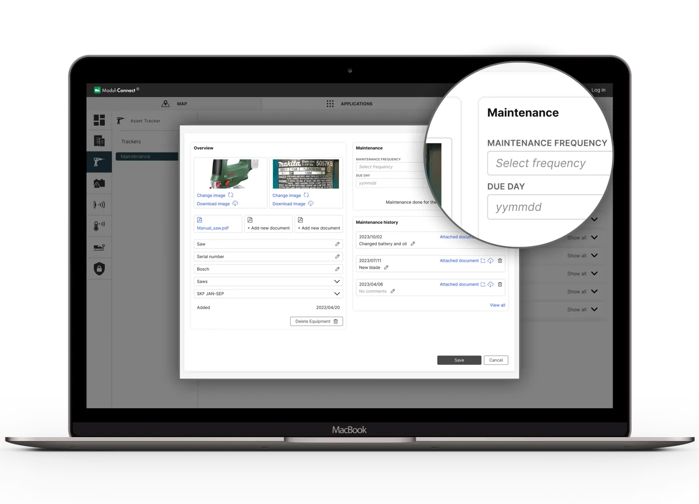 Asset management – customer portal