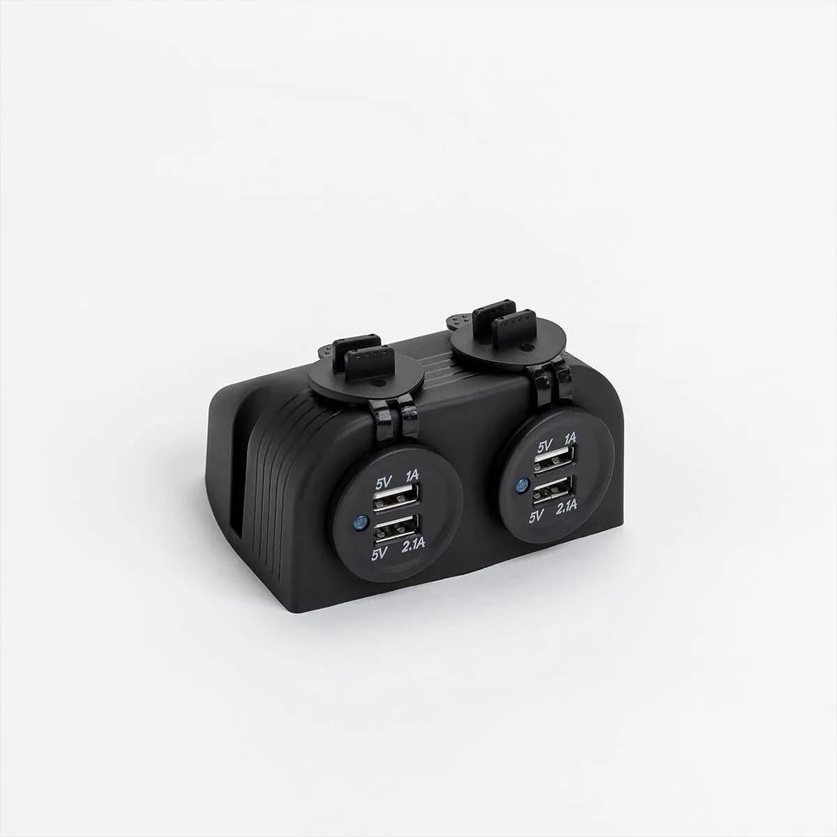 12Vdc double USB power socket